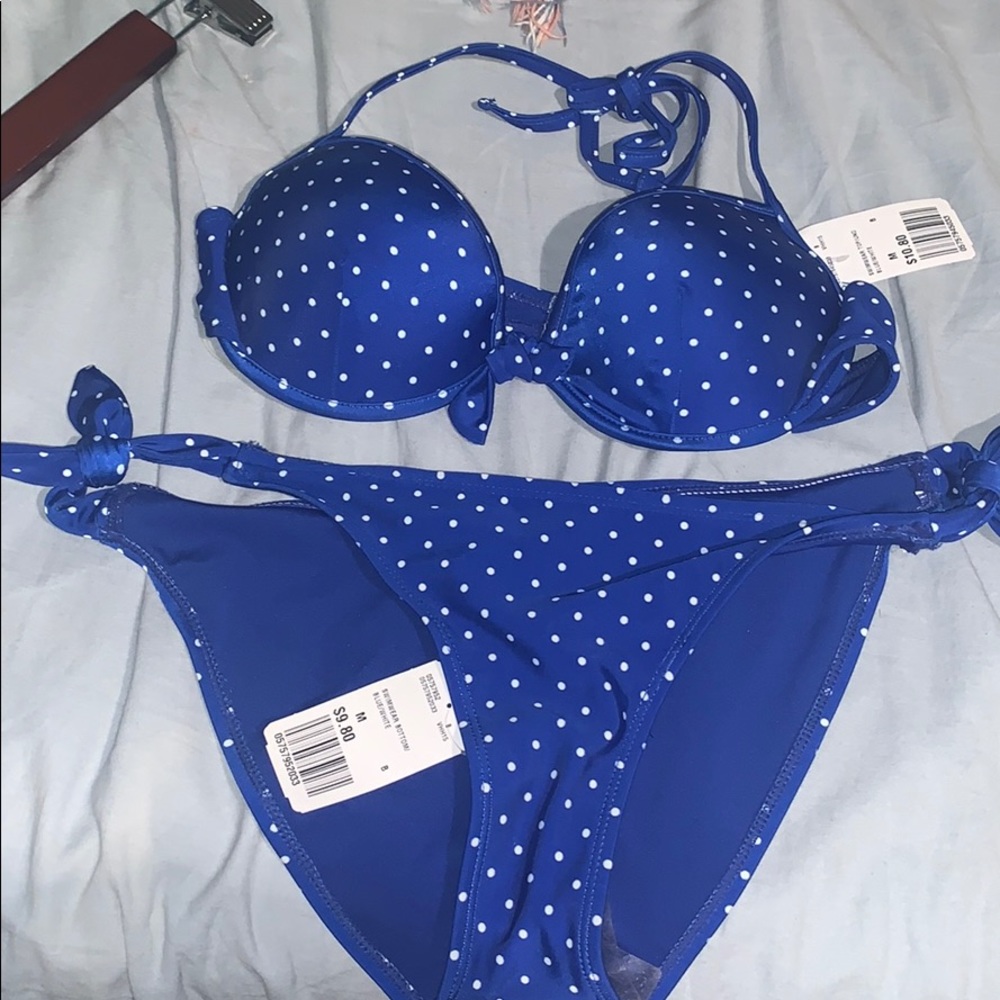 Polka dot bikini set